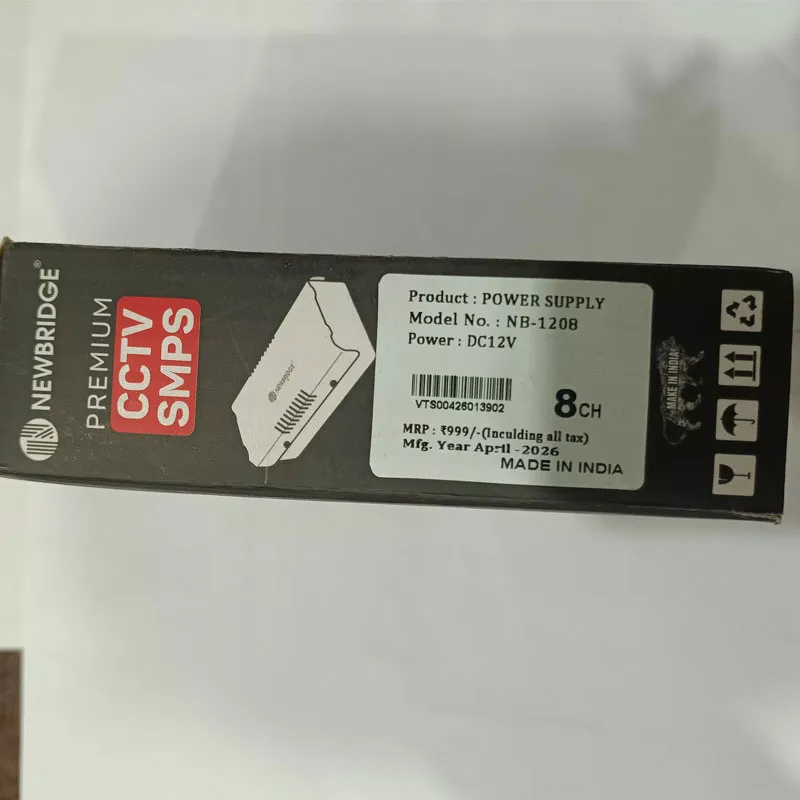 HD CCTV 8Ch SMPS - Output Power Supply DC 12V thumbnail 4