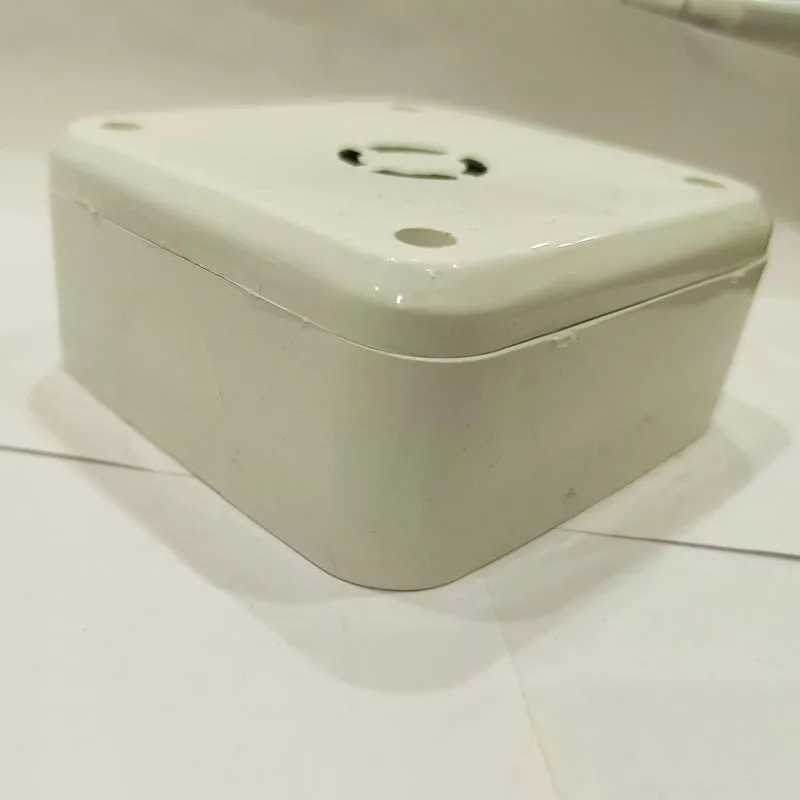 CCTV PVC BOX 4 Inch x 4 Inch | Camera Junction Box | Wallmount Outdoor Indoor Pack of 4